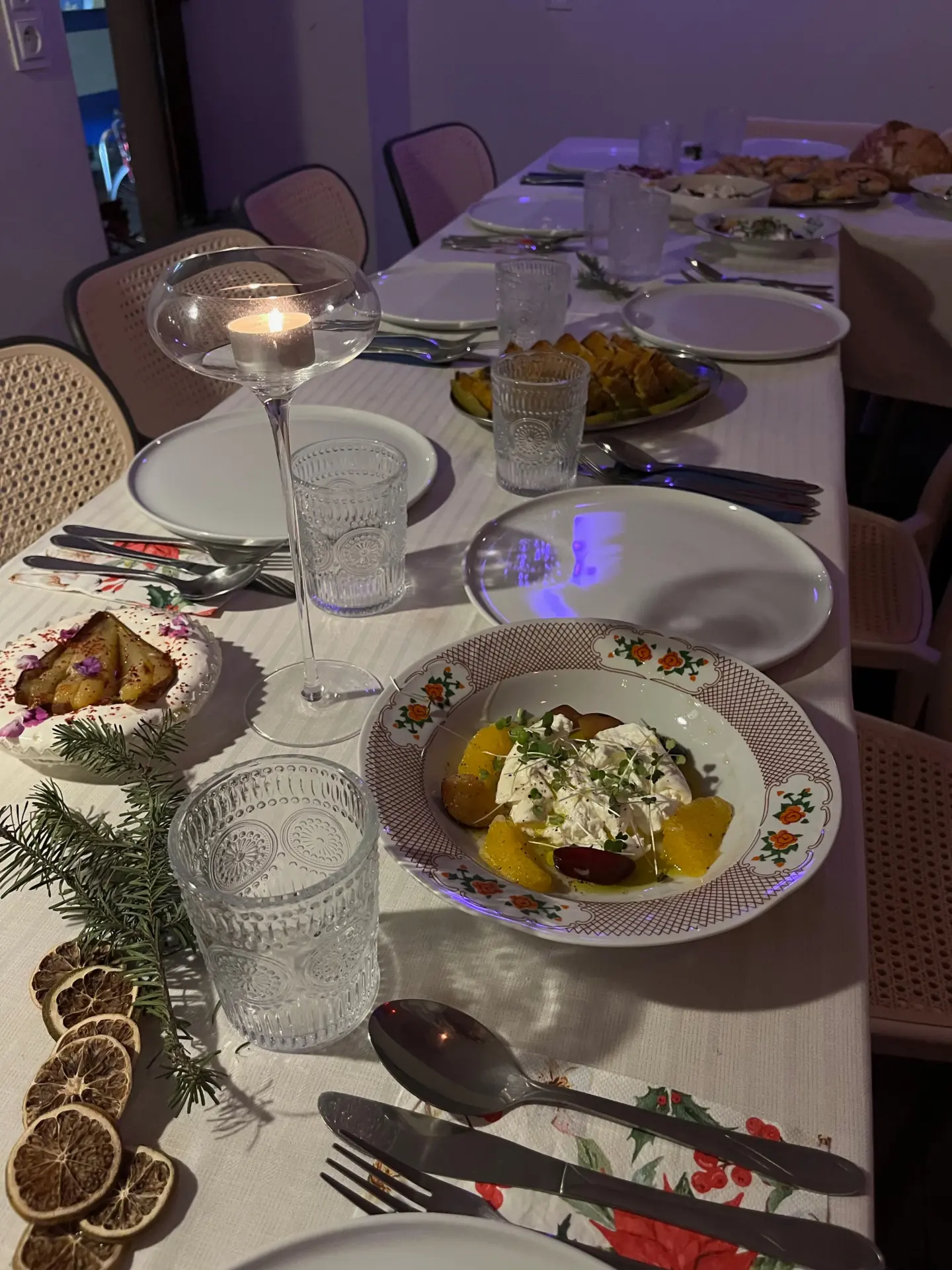 Dania serwowane podczas eventu wieczornego w restauracji Przesada